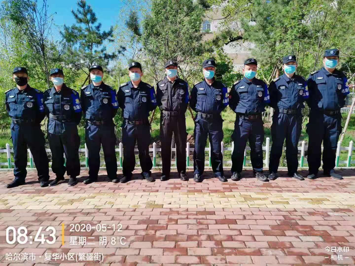 状元府售楼处 出勤维持现场秩序